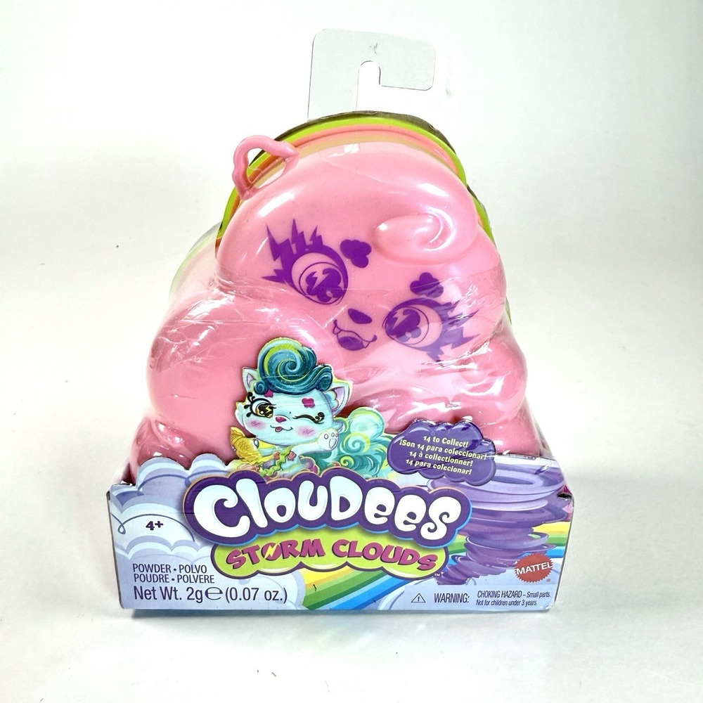 Mattel Cloudees Storm Clouds Mystery Surprise Pet Pink Cloud Sealed 2019